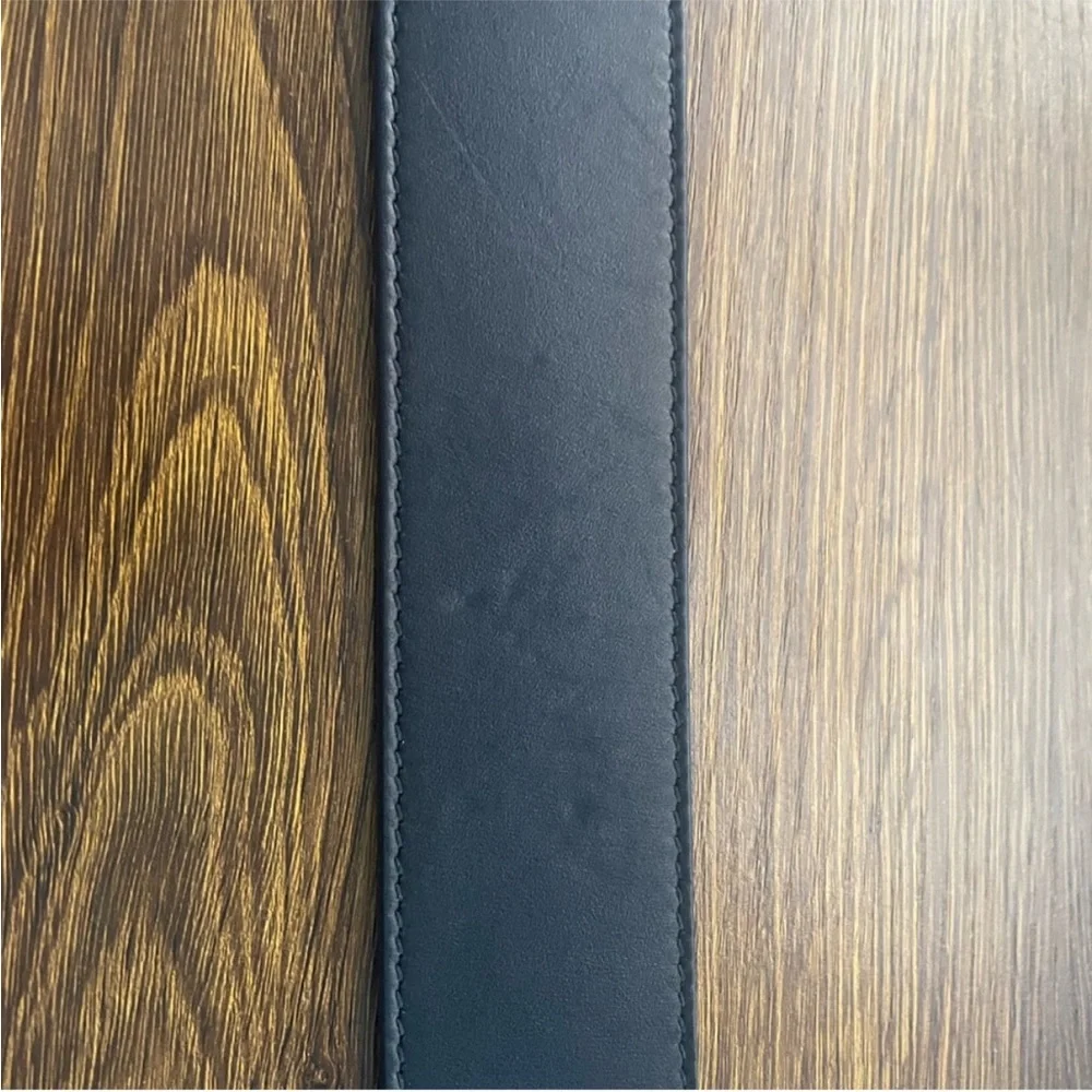 Gucci Black and Gold Leather Belt with Iconic Double G Buckle (thick Gucci belt) - Picture 2 of 14